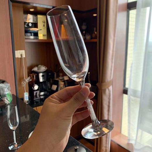 价值1250 施华*洛香槟杯水晶高脚杯礼盒装对杯 乔迁/结婚伴手礼/公司团建/生日礼物 一生一世一杯子 一生一世一辈子！ 商品图3
