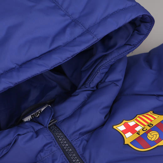 NIKE/耐克巴萨足球运动休闲连帽夹克棉服男DM0612455 商品图2