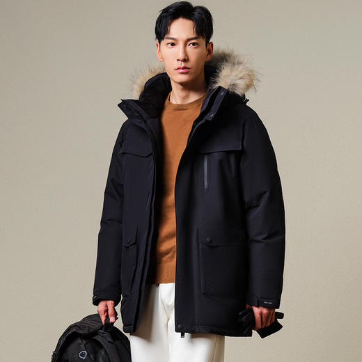 【极寒Ⅱ】伯希和户外650蓬大鹅绒羽绒服男防风保暖抗寒登山服 商品图0