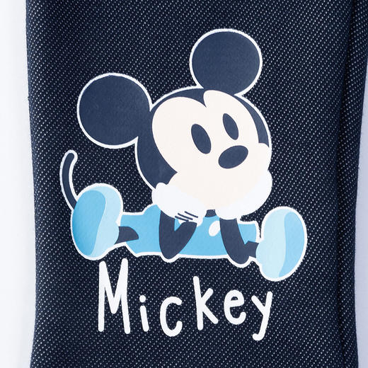 迪士尼米奇男童宝宝春秋保暖加绒仿牛仔长裤裤子 商品图6