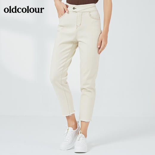 oldcolour欧珂秋季商场同款水洗牛仔长裤N32113205 商品图2