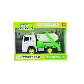 1:20惯性环卫车会讲语言 （特价产品）W520ABC三款混装