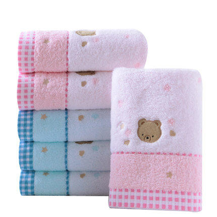 金号毛巾纯棉家用纯棉洗脸巾情侣款 无捻舒适 全棉3166WH 商品图1