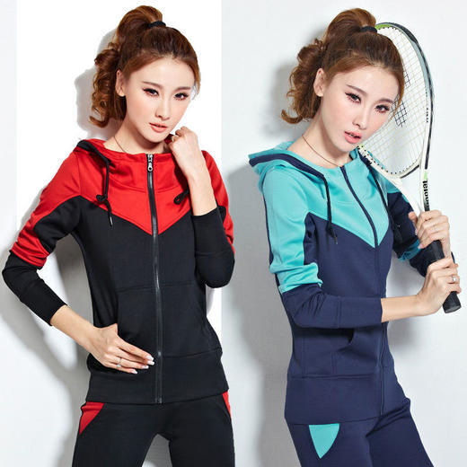 TZF-YCGF210916新款时尚显瘦修身健身运动套装 商品图1