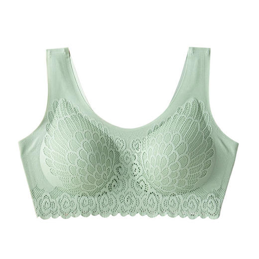 【让乳房自由呼吸】泰国QF俏妃乳胶蕾丝内衣 无钢圈可拆卸柔软舒适服帖 商品图4