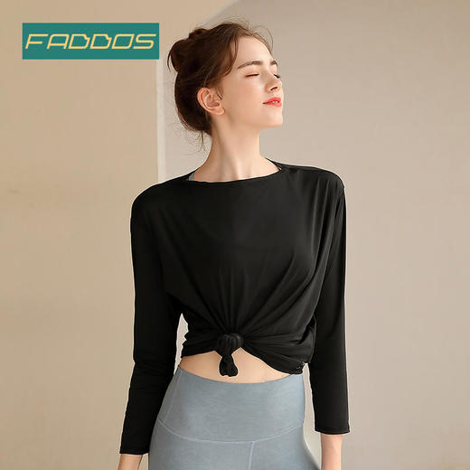 F202095梵蒂欧瑜伽罩衫超轻薄锦纶面料 商品图4