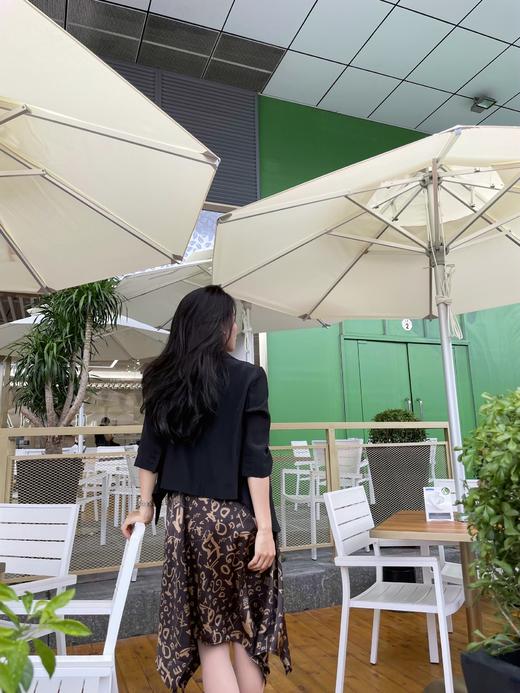 3S4381--赭石色连衣裙1580 商品图9