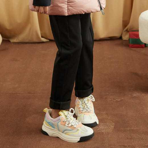 【女童休闲裤】21年秋冬女童2021新款时尚童装秋款直筒长裤儿童大童洋气休闲春秋外穿 商品图2