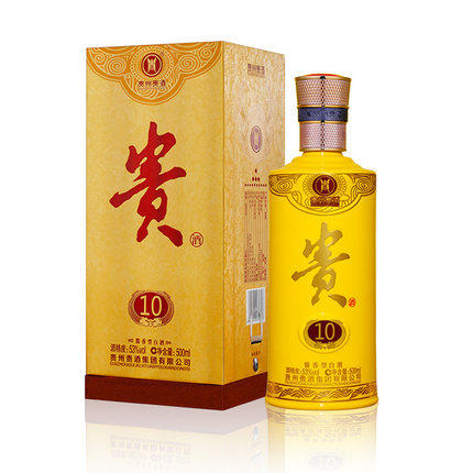 贵州贵酒 贵10 53度 500ml 6瓶/箱 下单前请认真阅读详情页【20220118发货】 商品图0