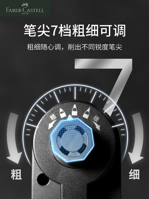 德国辉柏嘉 素描专用可调节 手摇笔刨 商品图2
