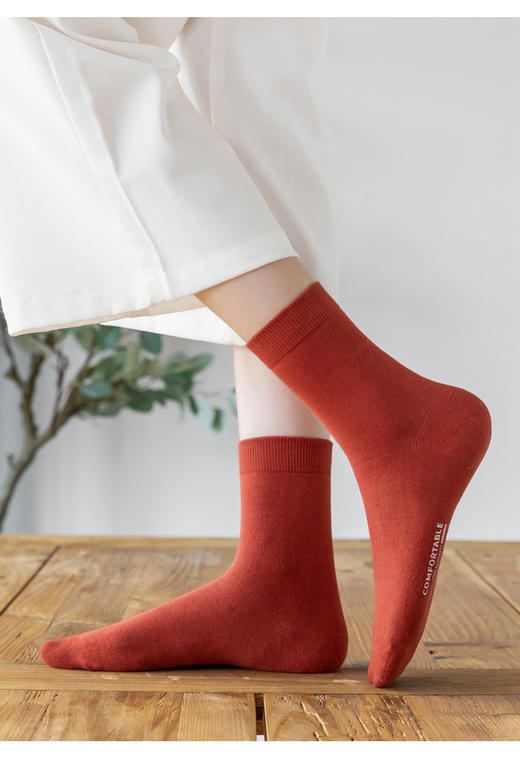 【秋冬加厚新疆棉袜】日式男袜女袜防臭吸汗秋冬加厚保暖全棉袜 商品图3