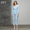IWY/蓝色西装套装女气质时尚职业正装西服韩版主持面试工作服 CP10316蓝色 商品缩略图2