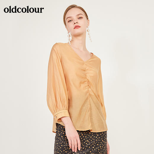 oldcolour秋季时尚百搭长袖套头衫女N13013360 商品图2