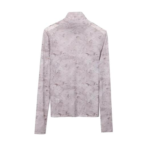 大理石纹印花上衣 商品图1