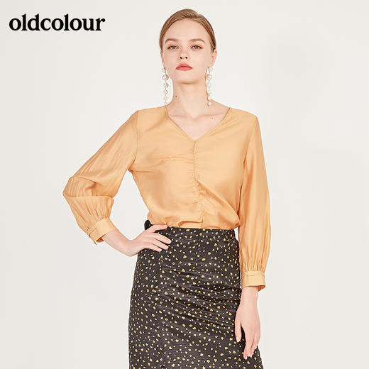 oldcolour秋季时尚百搭长袖套头衫女N13013360 商品图4