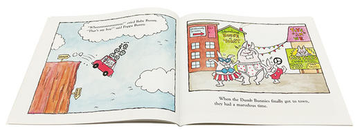 The Dumb Bunnies 糊兔日记英文原版绘本3册 疯狂的兔子幽默搞笑趣味图画故事书 神探狗Dog man同作者Dav Pilkey 商品图1