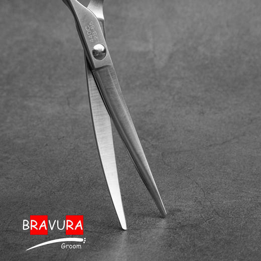 小弯剪 L2B-65 适合精修 意大利BRAVURAGROOM宠物美容L系列 商品图1