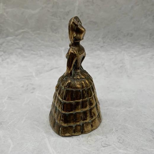 手摇好运铃铛 复古淑女人像黄铜铃铛 四款可选 商品图2