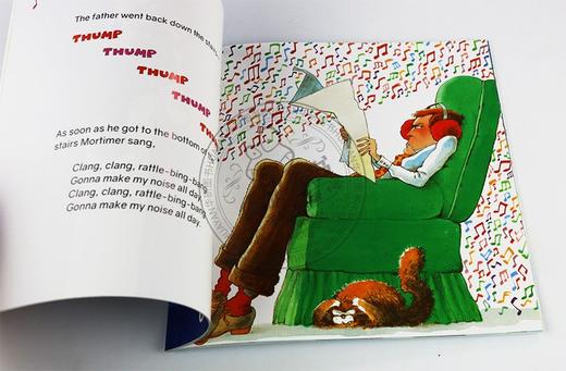 蒙施爷爷讲故事 小歌手莫提默 英文原版 Mortimer 英文版儿童英语故事图画书 语言学习阅读兴趣培养书 进口原版书籍 Robert Munsch 商品图3
