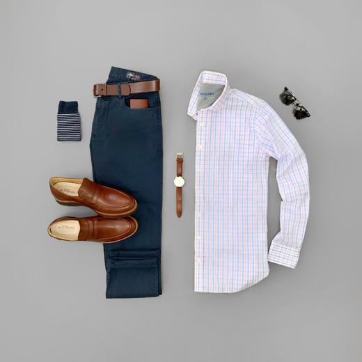 限时特价——葡萄牙原产手工制作高品质超舒适男士好运乐福鞋黄褐色M2180（超轻款） 商品图9