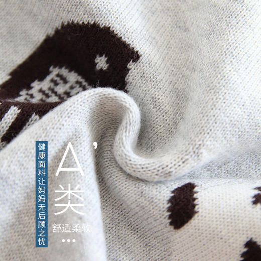 巴布雨新款精梳棉双层保暖婴儿连体衣 春秋婴幼儿爬服婴儿针织衫 商品图4