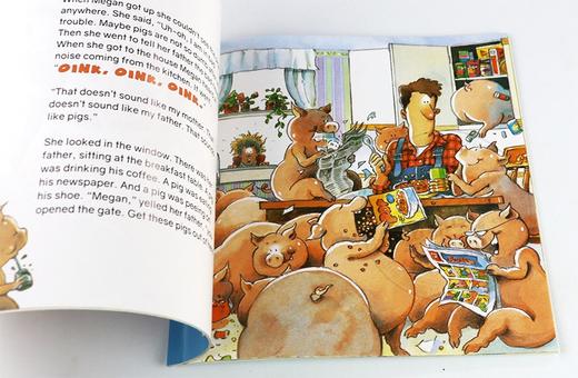 蒙施爷爷讲故事 猪猪 英文原版 Pigs 英文版儿童英语故事图画书 语言学习阅读兴趣培养书 进口原版书籍 Robert Munsch 商品图1