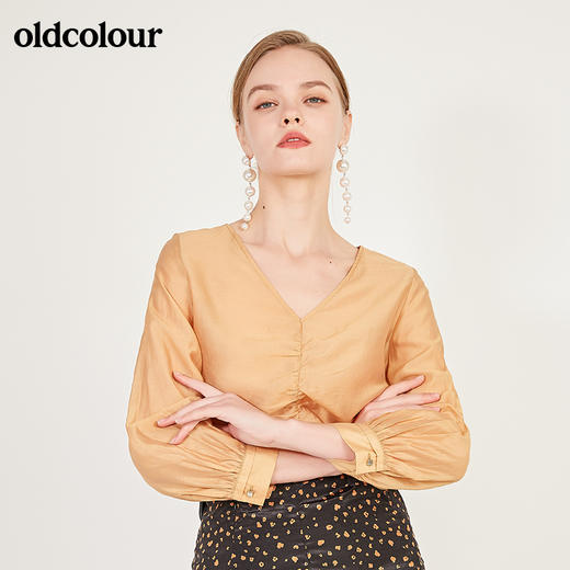 oldcolour秋季时尚百搭长袖套头衫女N13013360 商品图1