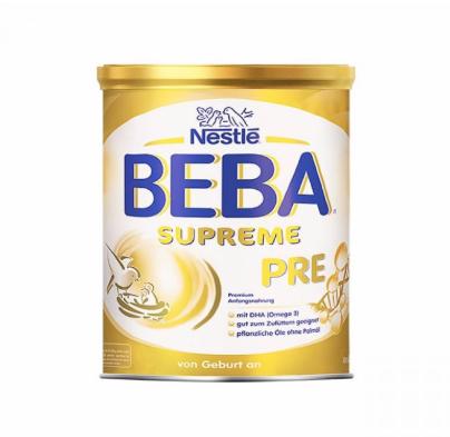 HNMG 德国雀巢BEBA至尊版SUPREME两种HMO超高端婴幼儿奶粉PRE段 800g 商品图0