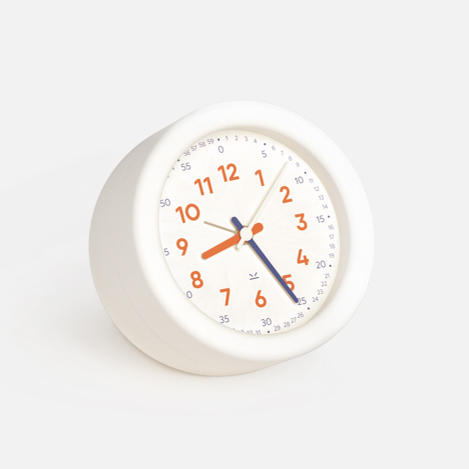 【代发】PUPUPULA小笨钟简约闹钟白色小学生儿童 商品图4