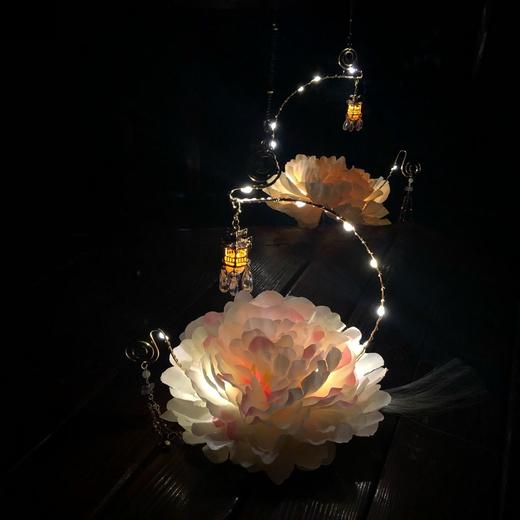 月下小居古风汉服牡丹芙蓉灯笼diy 手提灯笼中国风汉服拍照道具 商品图3