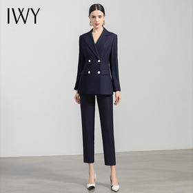 IWY/高端职业套装女时尚总裁范西装气质公务员面试女装商务经理套裤OL C1356+P1112