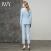 IWY/蓝色西装套装女气质时尚职业正装西服韩版主持面试工作服 CP10316蓝色 商品缩略图3