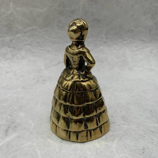手摇好运铃铛 复古淑女人像黄铜铃铛 四款可选 商品图7