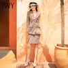 IWY/卡其色时尚套装女气质复古职业装名媛小香风西装套裙 CS1320 商品缩略图2
