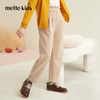 METTE女童裤子秋装2020新款儿童纯色休闲长裤 商品缩略图1