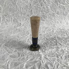 晚期维多利亚风格爱德华时期天然石权柄800银火漆印章