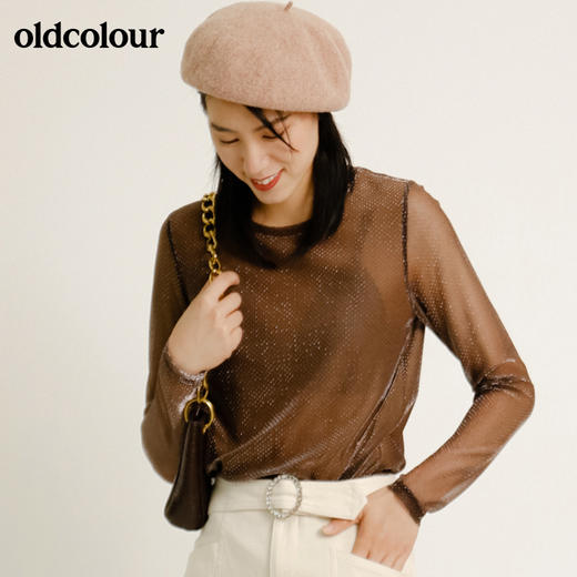 oldcolour时尚百搭打底T恤M31023177 商品图0