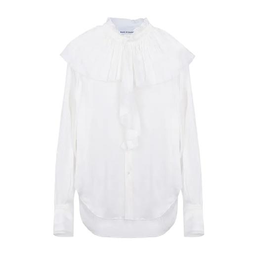 披肩领单肩溢边衬衫 商品图3