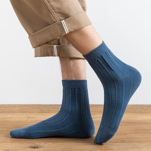 【秋冬加厚新疆棉袜】日式男袜女袜防臭吸汗秋冬加厚保暖全棉袜 商品图4