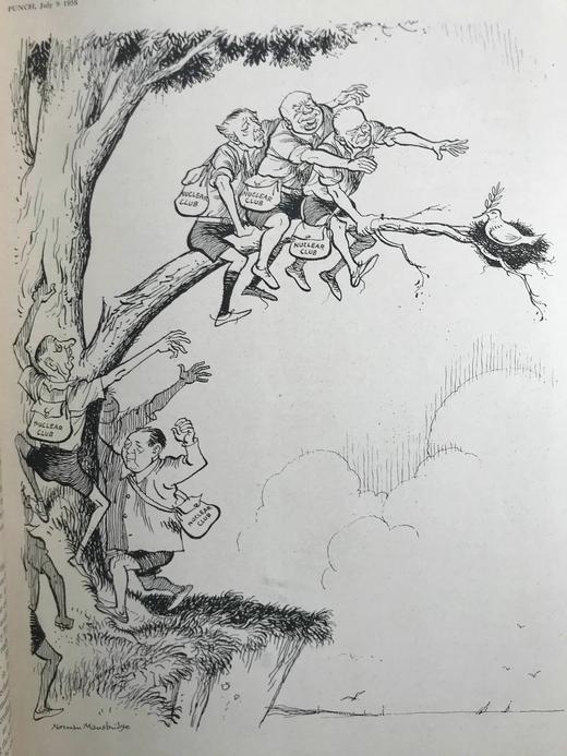 1958年7-12月 英国讽刺漫画杂志《笨拙》 数百幅插图 漆布精装16开 商品图13