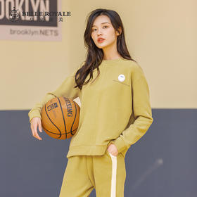 皇家丽美秋冬休闲保暖卫衣圆领打底上衣女SZ2641