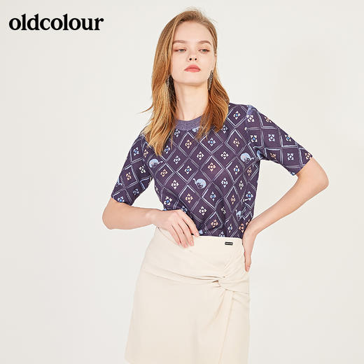 oldcolour秋季卡通图案时尚百搭套头衫女N13052324 商品图2