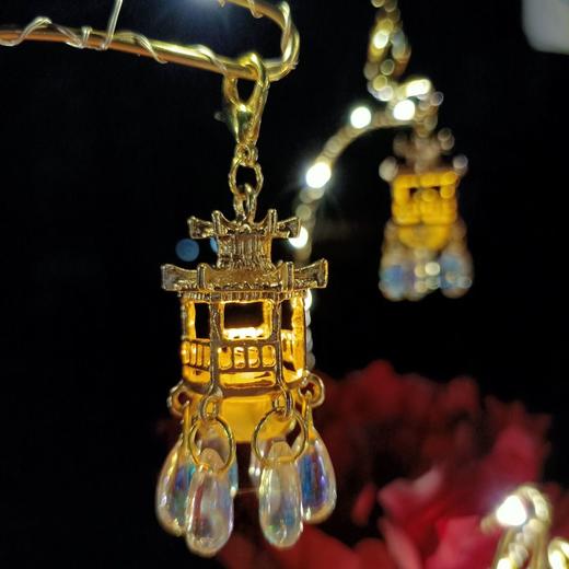 月下小居古风汉服牡丹芙蓉灯笼diy 手提灯笼中国风汉服拍照道具 商品图5