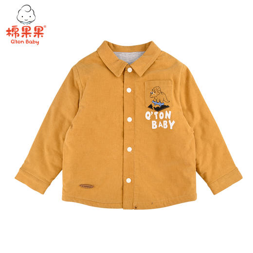 棉果果冬季男童条绒夹棉衬衫M412150821710 商品图1