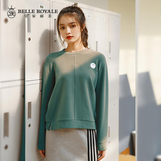 皇家丽美秋冬休闲保暖卫衣圆领打底上衣女SZ2641 商品图1