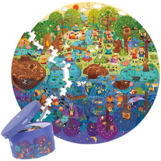 弥鹿mideer 白天与黑夜拼图MD3075 商品图4