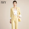 IWY/高端黄色西装套装女韩版休闲美容院工装干练职业装OL 213129C1+P3 商品缩略图4