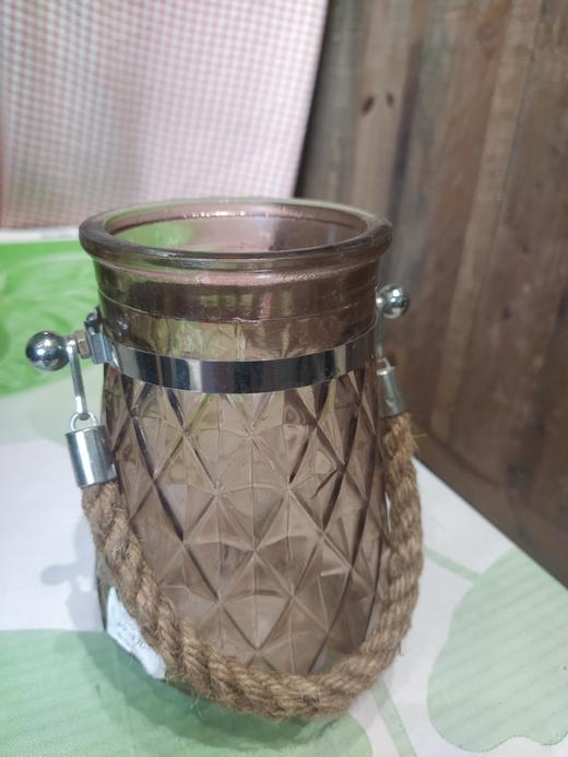 麻绳花瓶棕色 商品图0