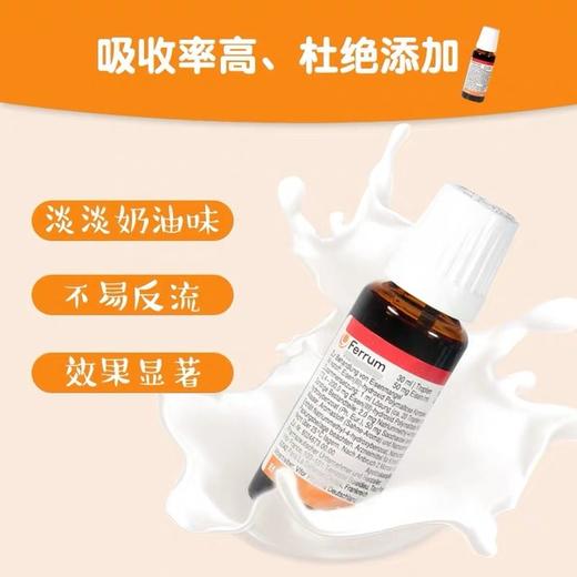 【保税仓/香港直邮】德国ferrum hausmann婴儿儿童孕妇天然补铁口服液30mL 商品图1