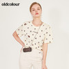 oldcolour秋季卡通花色短袖T恤女N13021310 商品缩略图4